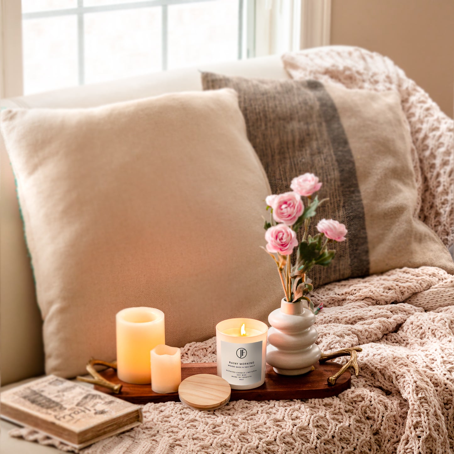 Scented Candle Natural Soy Wax