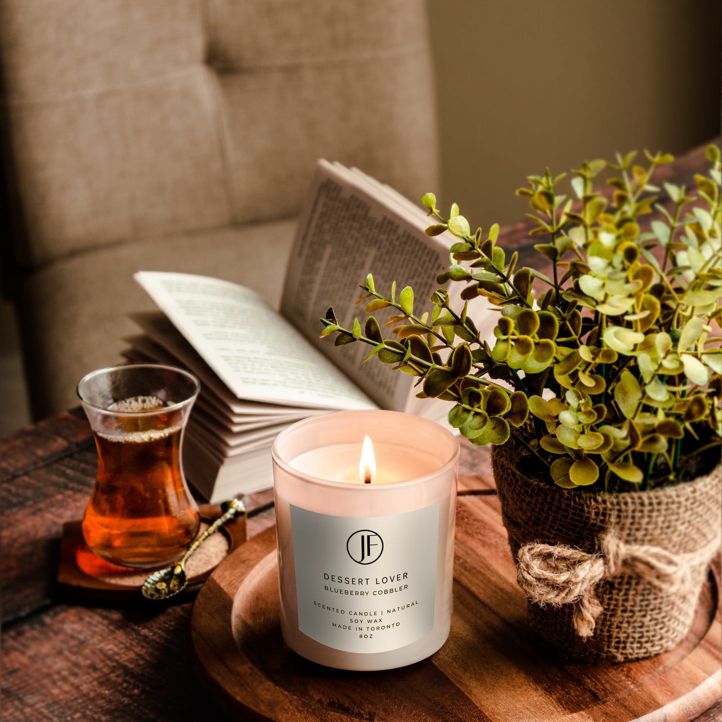 Scented Candle Natural Soy Wax