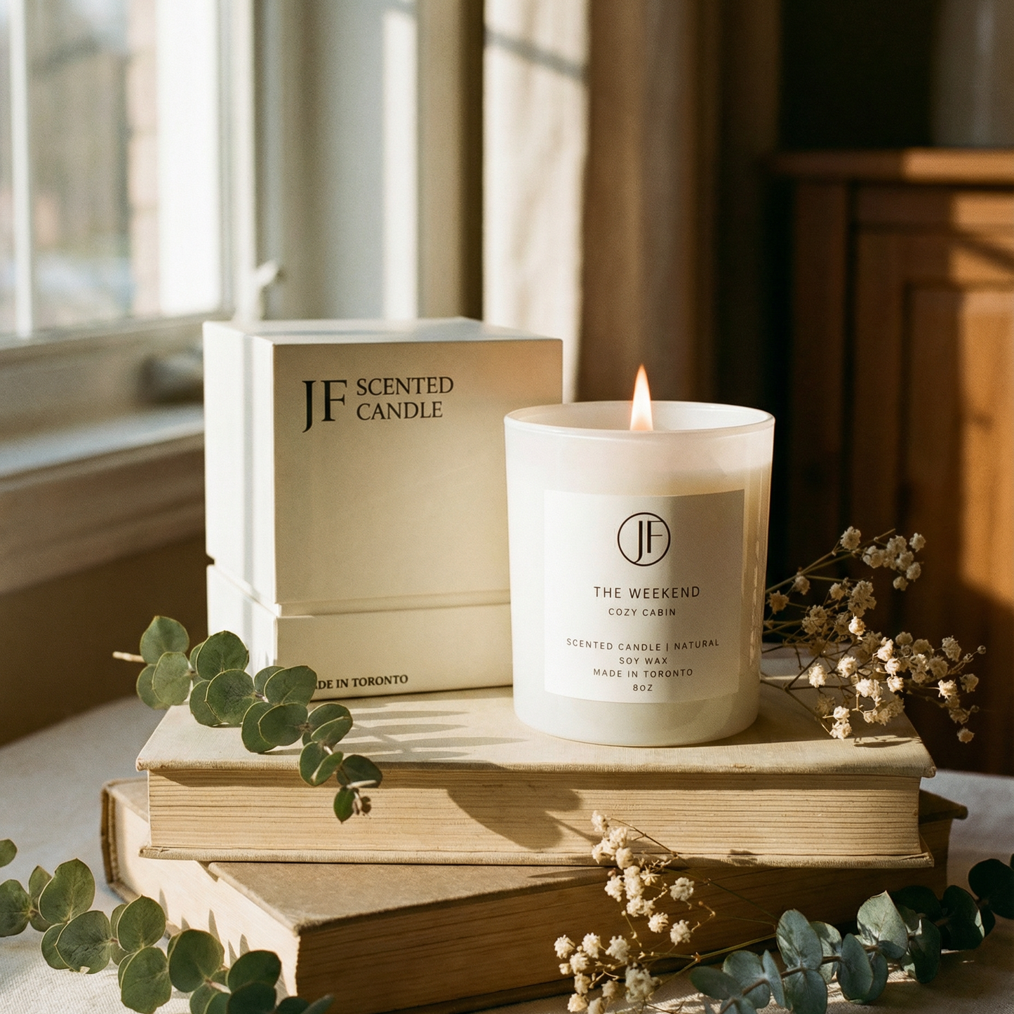 Cozy Cabin JF Scented candles