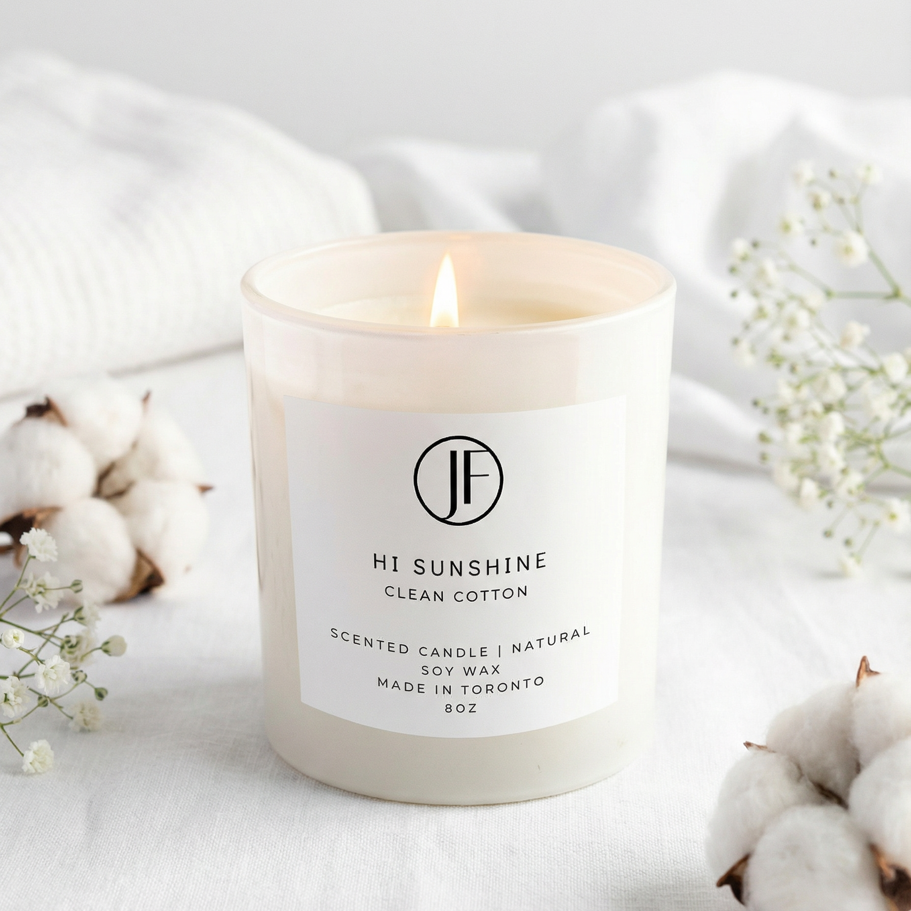 Clean Cotton Scented Candles - Secondary