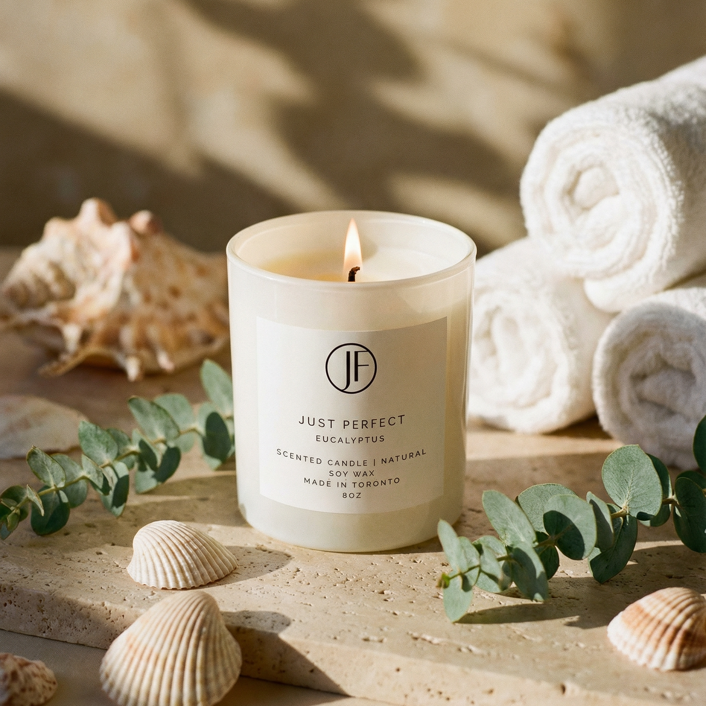 Eucalyptus Fragrance Scented Candle Natural Soy Wax