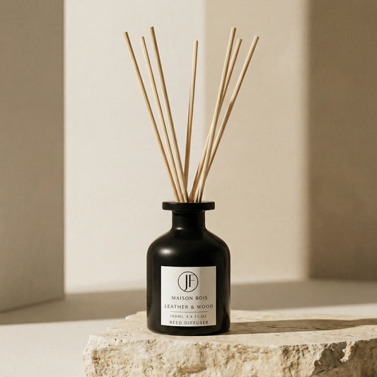 Leather & Wood JF Scented candles